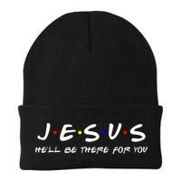 Jesus He'll Be There For You Christian Beanie