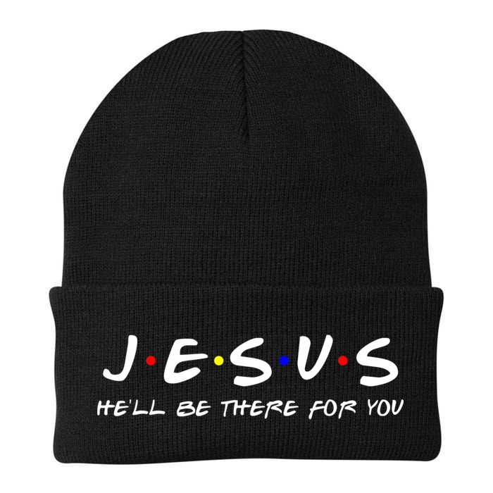 Jesus He'll Be There For You Christian Beanie