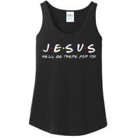 Jesus He'll Be There For You Christian Ladies Essential Tank