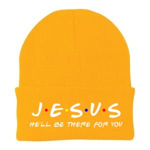 Jesus Hell Be There For You Gift Christian Gift Knit Cap Winter Beanie