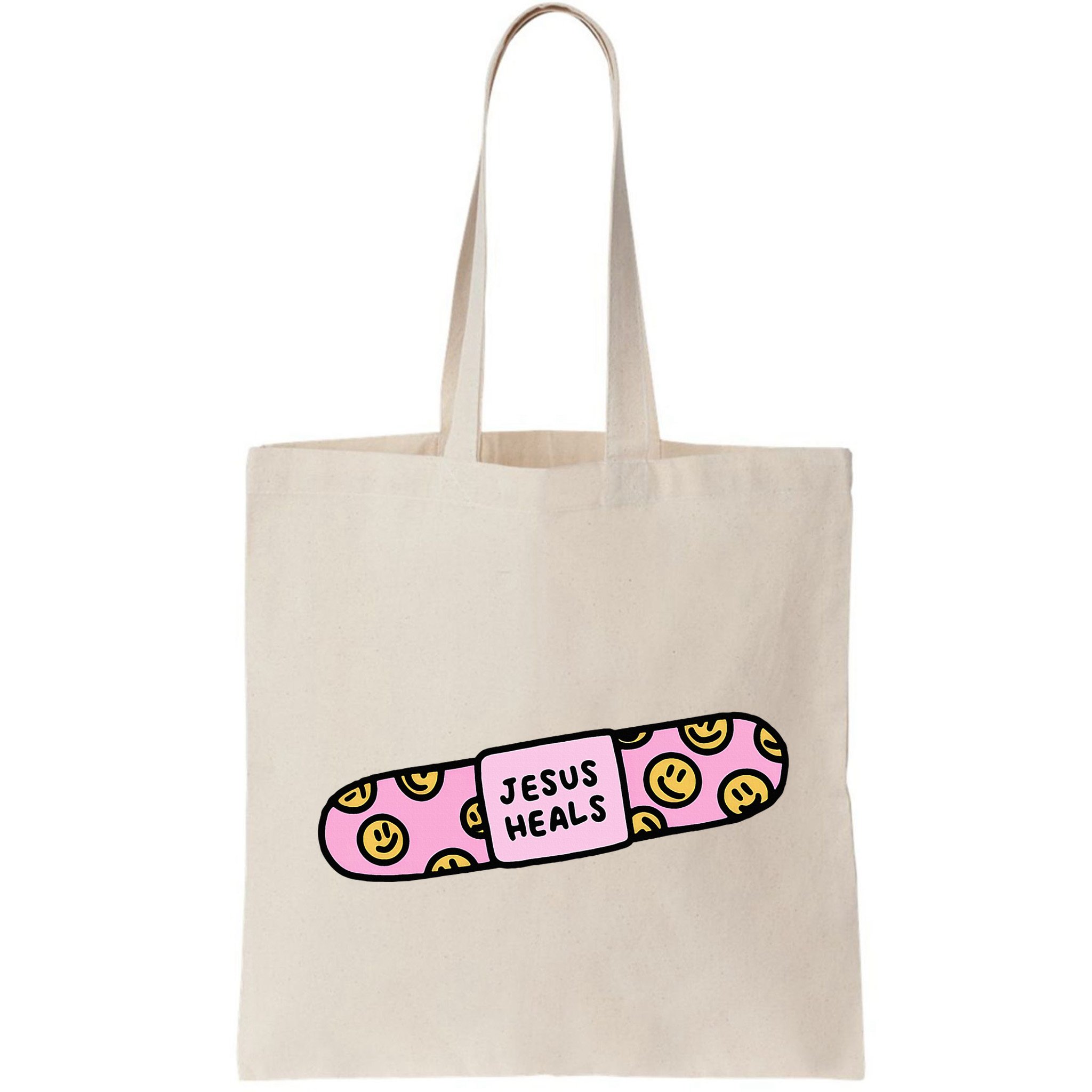 Jesus Heals Bandaid Christian Faith Healing Bible Verse Bag