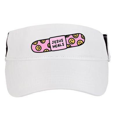 Jesus Heals Bandaid Christian Faith Healing Bible Verse Adult Drive Performance Visor