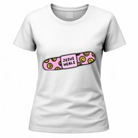 Jesus Heals Bandaid Christian Faith Healing Bible Verse Women's T-Shirt