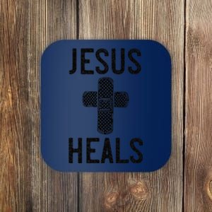 Jesus Heals Christian Easter Bible Verse Quotes Gift Coaster