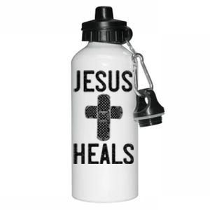 Jesus Heals Christian Easter Bible Verse Quotes Gift Aluminum Water Bottle