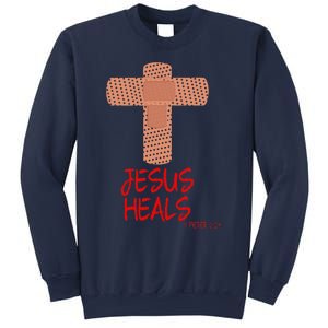 JESUS HEALS Christian God Church Nurse RN Easter Gift Sweatshirt