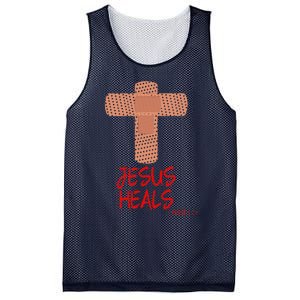 JESUS HEALS Christian God Church Nurse RN Easter Gift Mesh Reversible Basketball Jersey Tank