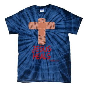 JESUS HEALS Christian God Church Nurse RN Easter Gift Tie-Dye T-Shirt