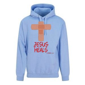 JESUS HEALS Christian God Church Nurse RN Easter Gift Unisex Surf Hoodie