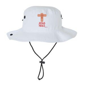 JESUS HEALS Christian God Church Nurse RN Easter Gift Legacy Cool Fit Booney Bucket Hat