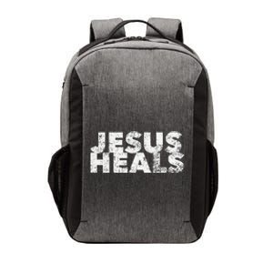 Jesus Heals Christian Faith Saying Quote Healer Healing Vector Backpack