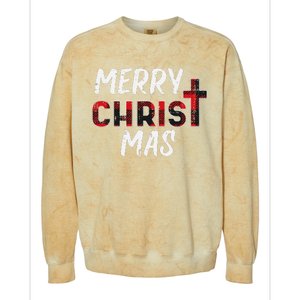 Joyful Holiday Celebration Christian Jesus Christmas Xmas Colorblast Crewneck Sweatshirt