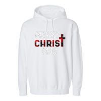 Joyful Holiday Celebration Christian Jesus Christmas Xmas Garment-Dyed Fleece Hoodie