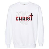 Joyful Holiday Celebration Christian Jesus Christmas Xmas Garment-Dyed Sweatshirt