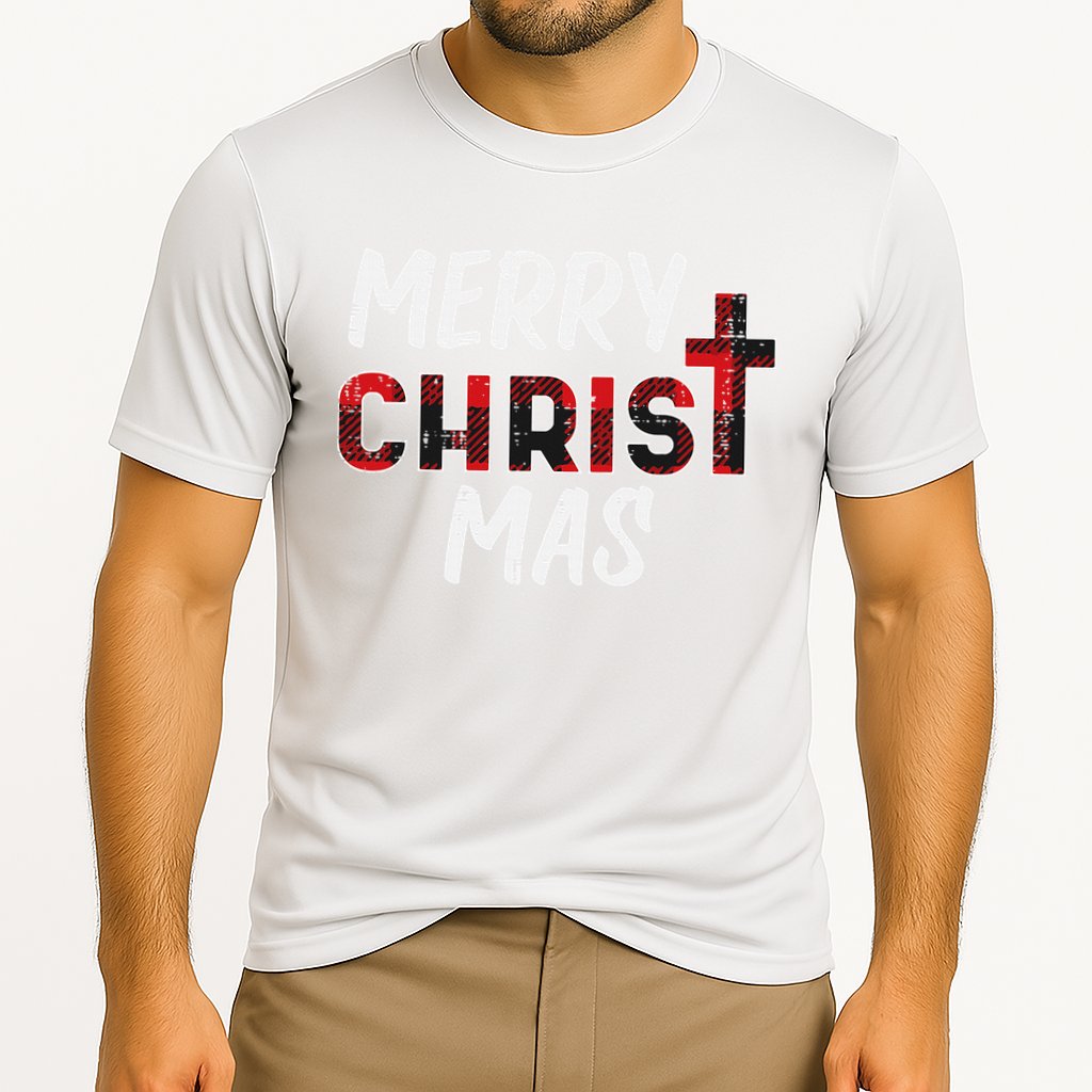 Joyful Holiday Celebration Christian Jesus Christmas Xmas Cooling Performance Crew T-Shirt