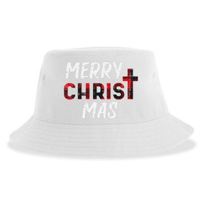 Joyful Holiday Celebration Christian Jesus Christmas Xmas Sustainable Bucket Hat