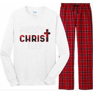 Joyful Holiday Celebration Christian Jesus Christmas Xmas Long Sleeve Pajama Set