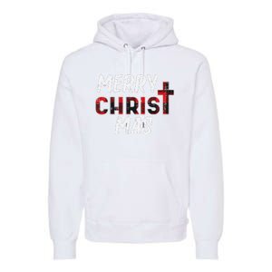 Joyful Holiday Celebration Christian Jesus Christmas Xmas Premium Hoodie