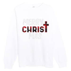 Joyful Holiday Celebration Christian Jesus Christmas Xmas Premium Crewneck Sweatshirt