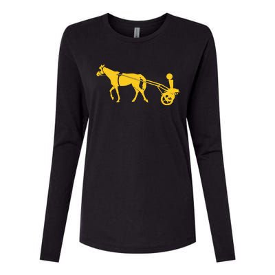 Joker Horse Cart Denver Basketball Womens Cotton Relaxed Long Sleeve T-Shirt