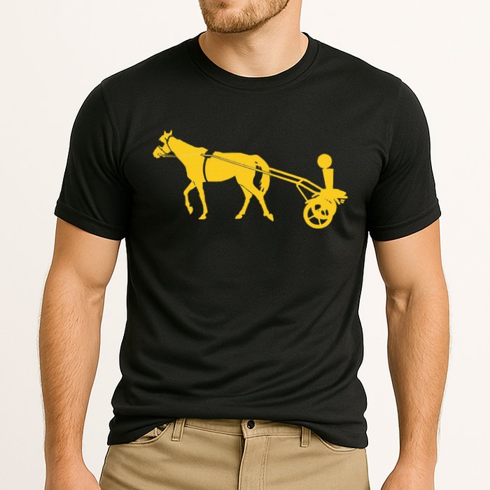 Joker Horse Cart Denver Basketball Cooling Performance Crew T-Shirt