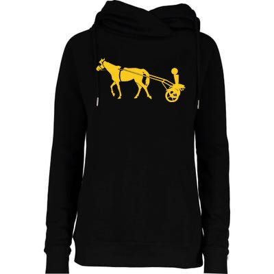 Joker Horse Cart Denver Basketball Womens Funnel Neck Pullover Hood