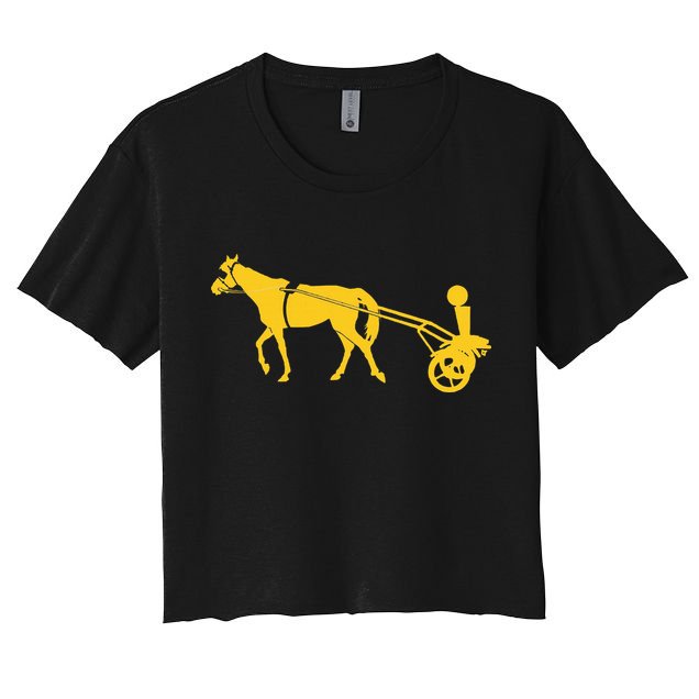 Joker Horse Cart Denver Basketball Crop Top