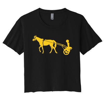 Joker Horse Cart Denver Basketball Women's Crop Top Tee