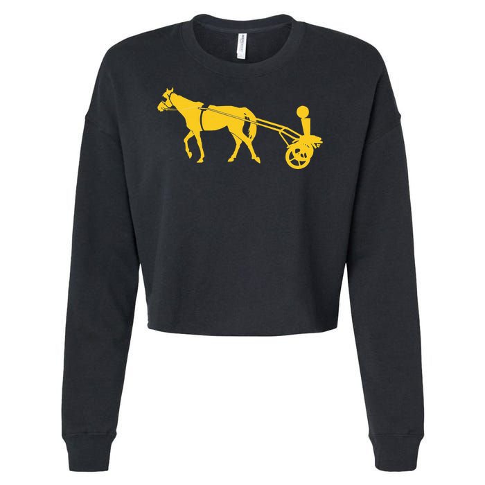 Joker Horse Cart Denver Basketball Cropped Pullover Crew