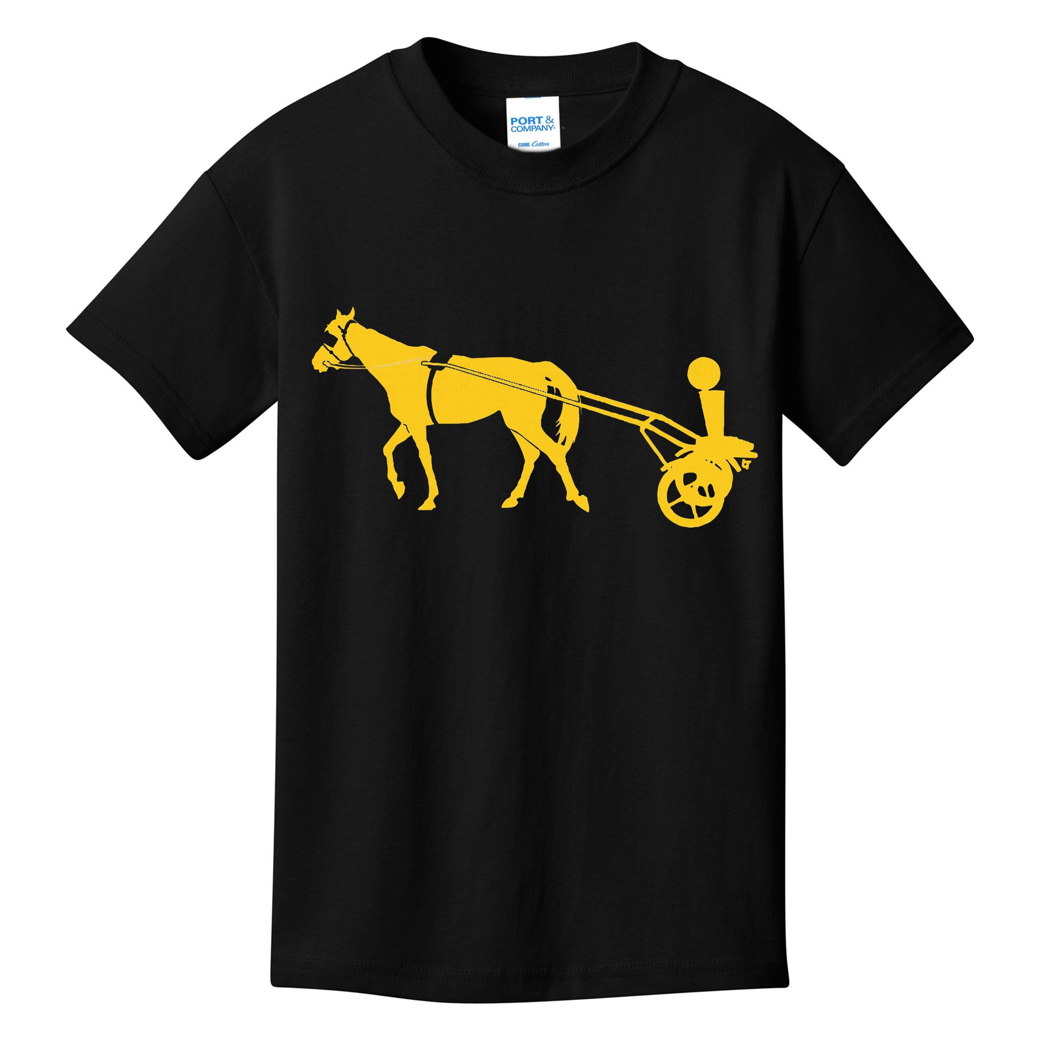 Joker Horse Cart Denver Basketball Kids T-Shirt