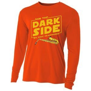 Join He Dark Side Saxophone Player Cooling Performance Long Sleeve Crew