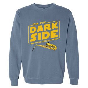 Join He Dark Side Saxophone Player Garment-Dyed Sweatshirt