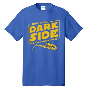 Join He Dark Side Saxophone Player Tall T-Shirt