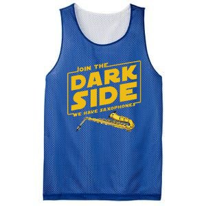 Join He Dark Side Saxophone Player Mesh Reversible Basketball Jersey Tank