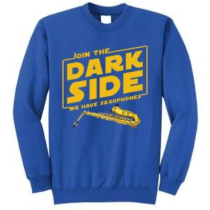 Join He Dark Side Saxophone Player Tall Sweatshirt