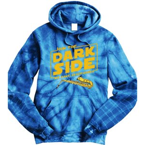 Join He Dark Side Saxophone Player Tie Dye Hoodie