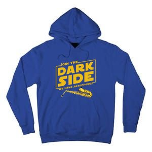 Join He Dark Side Saxophone Player Tall Hoodie