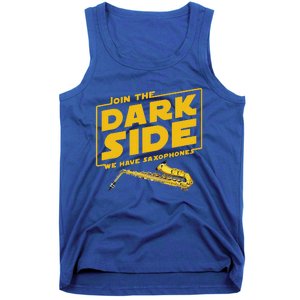 Join He Dark Side Saxophone Player Tank Top