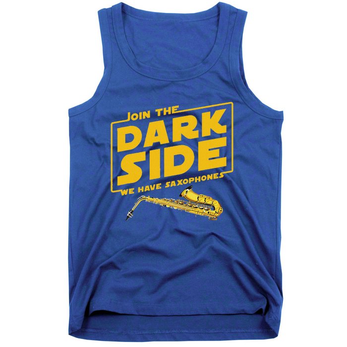 Join He Dark Side Saxophone Player Tank Top