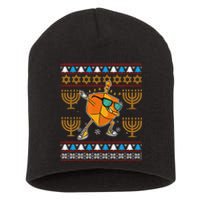 Jewish Hanukkah-Shirt Dreidel Dab Ugly Chanukah Short Acrylic Beanie