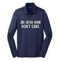 Jiu-Jitsu Hair Don't Care Funny Jiu-Jitsu Hair Silk Touch Performance Long Sleeve Polo