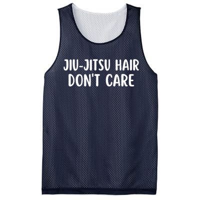 Jiu-Jitsu Hair Don't Care Funny Jiu-Jitsu Hair Mesh Reversible Basketball Jersey Tank