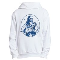 Jesus Holding Dinosaur Urban Pullover Hoodie