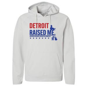 Jemele Hill Detroit Raised Me Certified Respected Connected New Performance Fleece Hoodie