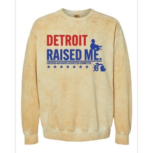 Jemele Hill Detroit Raised Me Certified Respected Connected New Colorblast Crewneck Sweatshirt