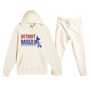 Jemele Hill Detroit Raised Me Certified Respected Connected New Premium Hooded Sweatsuit Set