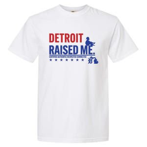 Jemele Hill Detroit Raised Me Certified Respected Connected New Garment-Dyed Heavyweight T-Shirt