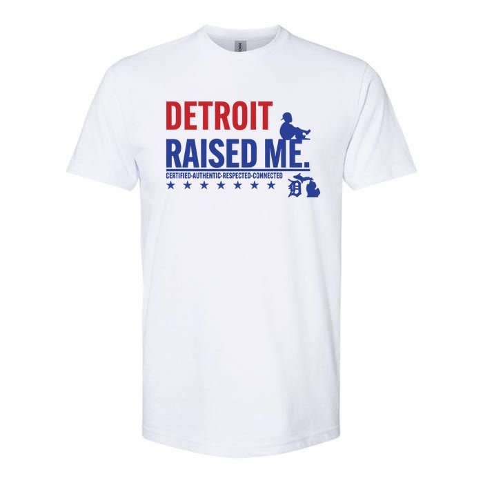 Jemele Hill Detroit Raised Me Certified Respected Connected New Softstyle CVC T-Shirt