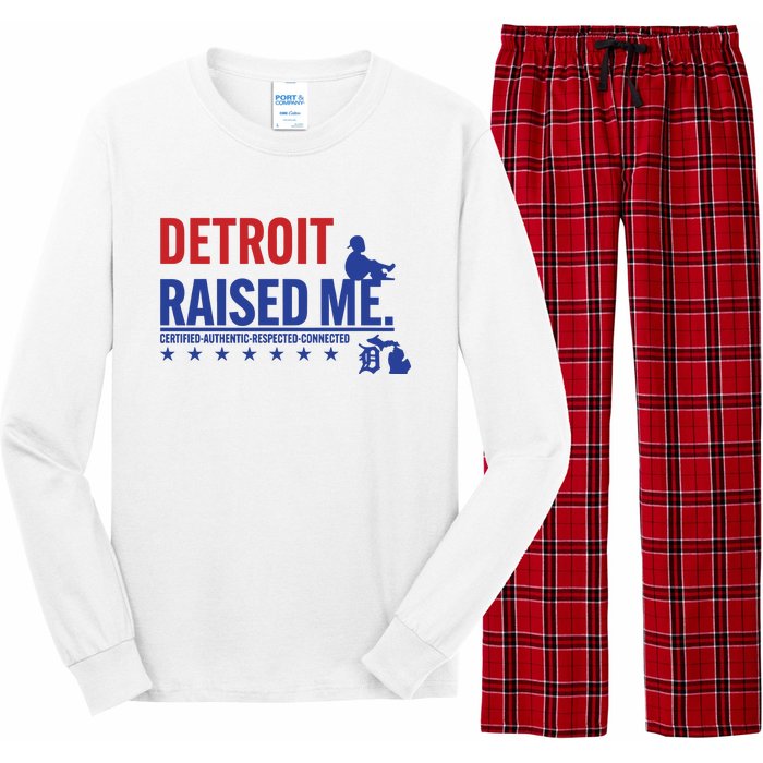 Jemele Hill Detroit Raised Me Certified Respected Connected New Long Sleeve Pajama Set