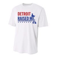 Jemele Hill Detroit Raised Me Certified Respected Connected New Performance Sprint T-Shirt